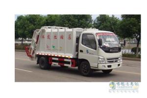 福田汽車奧鈴垃圾車(國四) ZLJ5080ZYSBE4型