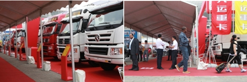 大運重卡攜10款產(chǎn)品 “盛裝出席”廣交會