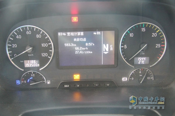 百公里27.6升 奔馳卡車干線油耗實(shí)測初戰(zhàn)告捷