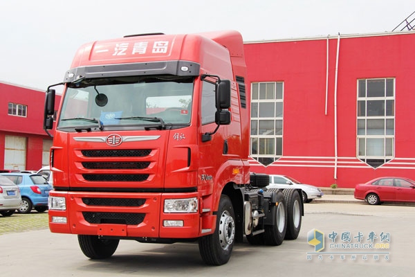 一汽青島解放 天V 420馬力 6×4 國(guó)四?；窢恳?chē) CA4259P2K2T1E4A80