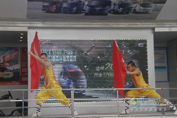 活動現(xiàn)場少林武術表演