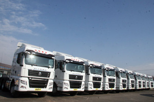 汕德卡SITRAK出勤率高且省心 宏昊物流追加至30臺