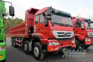 中國重汽 斯達 斯太爾 M5G 310馬力 8X4 國四 自卸車