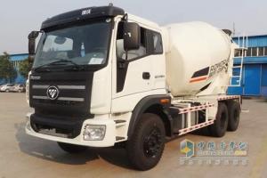 福田瑞沃中馳8方混凝土攪拌車