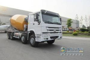 徐工汽車 重汽380馬力 8×4天然氣混凝土攪拌車