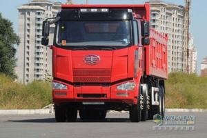 解放 J6M重卡 290馬力 8X4 LNG自卸車