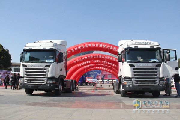 斯堪尼亞濟(jì)南車展展臺