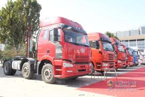 一汽解放、青島解放濟(jì)南卡車展同臺亮相 解放J6領(lǐng)航版受矚