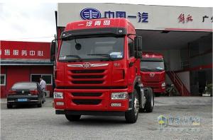 一汽青島解放 悍V重卡 350馬力 4X2 牽引車(CA4183P1K2E4A80)