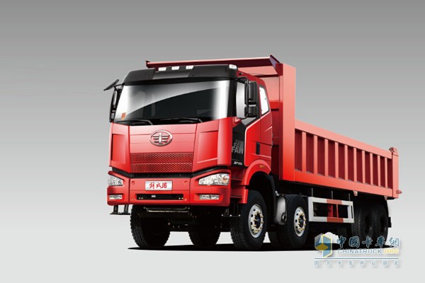 一汽解放J6P 350馬力 8×4公路先鋒三號自卸車(CA3310P66K2L6T4E4)