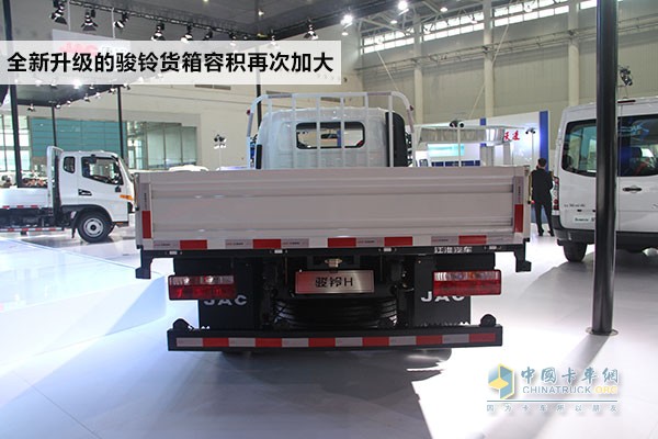 全新升級的駿鈴貨箱容積再次加大