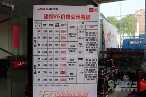 江淮駿鈴V6“百城千店萬人開心購”嗨爆武漢