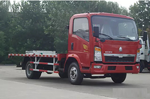 挖機(jī)運(yùn)輸專家 HOWO輕卡平板運(yùn)輸車
