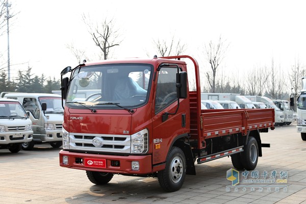 福田時(shí)代康瑞H2 110馬力 4.18米單排欄板載貨車