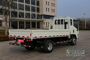 福田時(shí)代康瑞H1 95馬力 3.8米排半欄板載貨車