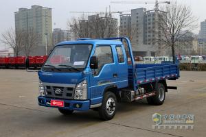 福田時代驍運3 82馬力 3.27米排半平板自卸汽車