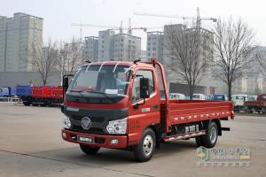 福田時代驍運 110馬力 4.15米單排平板自卸汽車