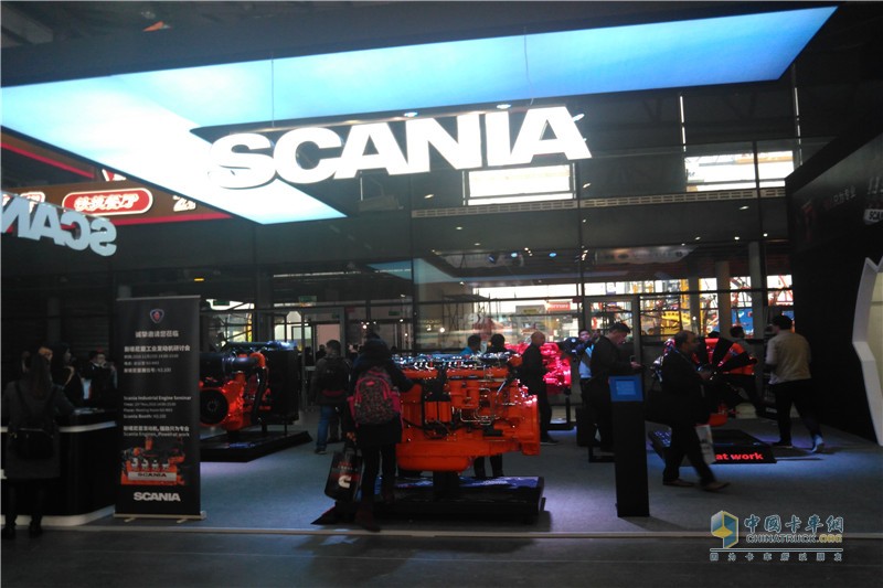 斯堪尼亞發(fā)動機閃耀2016上海寶馬展