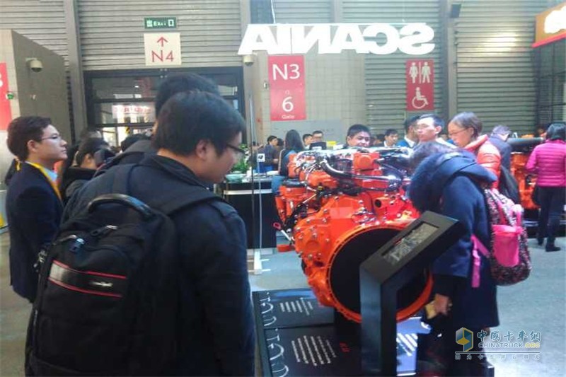 斯堪尼亞發(fā)動機閃耀2016上海寶馬展