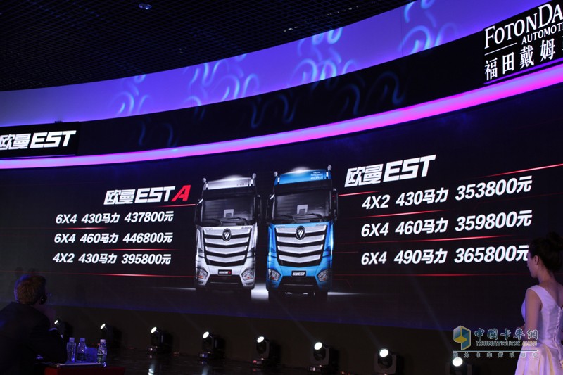 明星客戶搶“鮮”訂購(gòu)  首批千臺(tái)歐曼EST超級(jí)卡車正式投放市