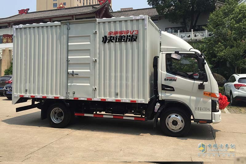 江淮汽車(chē) 駿鈴V3 102馬力 4X2國(guó)V廂式載貨車(chē)(快遞版)