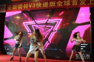 全球首款快遞專用輕卡江淮駿鈴V3快遞版武漢上市