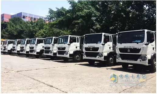 搭載曼技術(shù)發(fā)動(dòng)機(jī)的24輛T5G載貨車