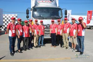 福田歐馬可S5征戰(zhàn)首屆2017中國高效物流卡車公開賽