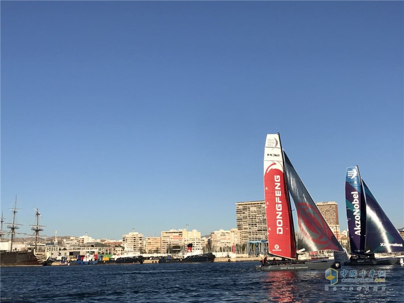 揚帆！起航！東風號踏上賽程，東風隊加油！