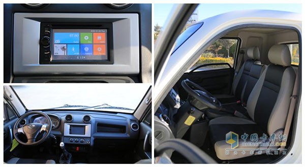 時(shí)駿F350內(nèi)飾采用轎車化設(shè)計(jì)理念