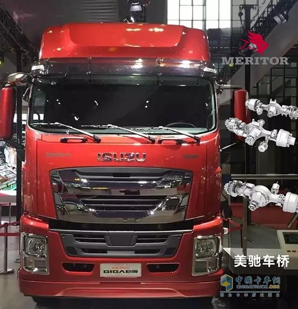 美馳車橋以輕量化、大扭矩、小速比、高穩(wěn)定性、長換油周期等優(yōu)勢助力慶鈴巨咖的國際品質(zhì)