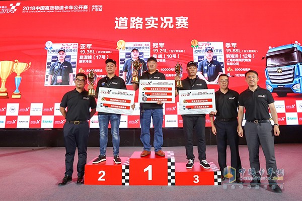 道路實(shí)況賽頒獎儀式