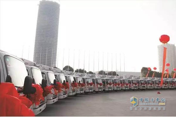 商務(wù)廳批量采購帥鈴用于萬村千鄉(xiāng)活動，運輸農(nóng)副產(chǎn)品
