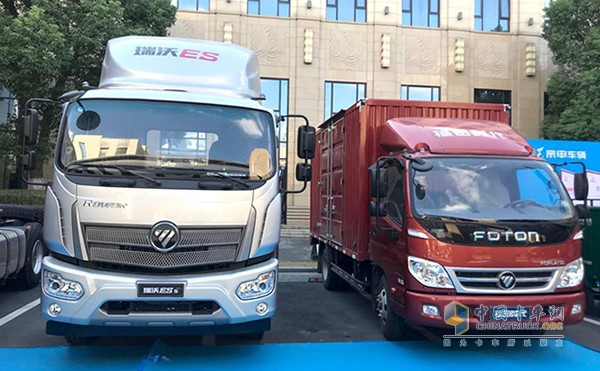 新車搭載福田智科車聯(lián)網(wǎng)系統(tǒng)，為用戶提供“智慧互聯(lián)+大數(shù)據(jù)”智能化服務(wù)解決方案