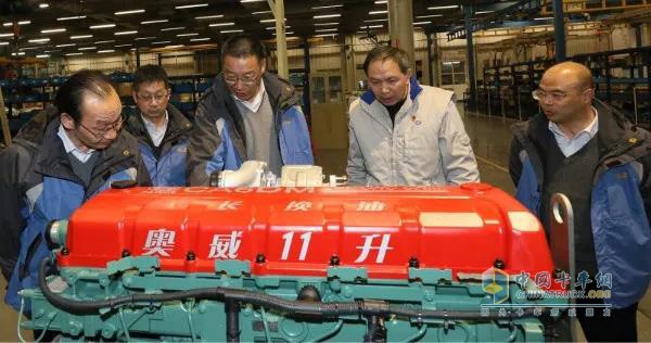 一汽解放事業(yè)部領(lǐng)導(dǎo)評審再制造發(fā)動機