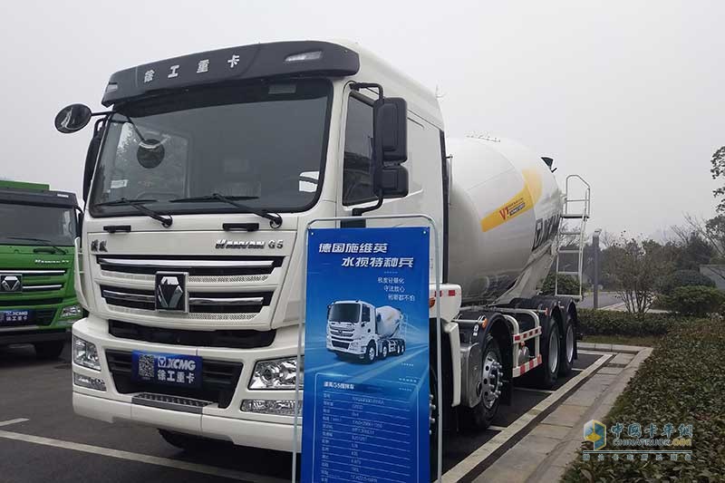 徐工汽車 漢風G5 300馬力 8×4 8m3 攪拌車