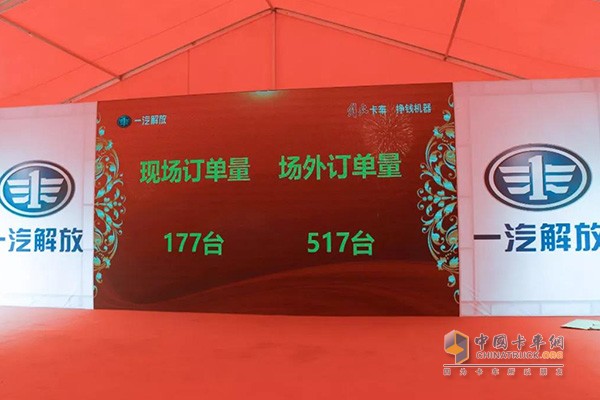 臨汾品鑒會(huì)上新J6 獲得177臺(tái)現(xiàn)場(chǎng)訂單量和517臺(tái)場(chǎng)外訂單