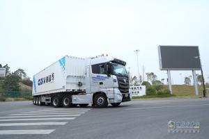 未來(lái)已來(lái) 歐曼超級(jí)重卡順利完成開(kāi)放道路自動(dòng)駕駛實(shí)測(cè)