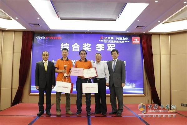 廣汽日野綜合獎季軍