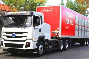 21臺純電動重型卡車被百威啤酒選中 比亞迪為何這次又是你？