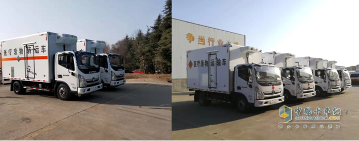 疫情當(dāng)前，時(shí)刻準(zhǔn)備著的福田奧鈴醫(yī)療廢物運(yùn)輸車輛