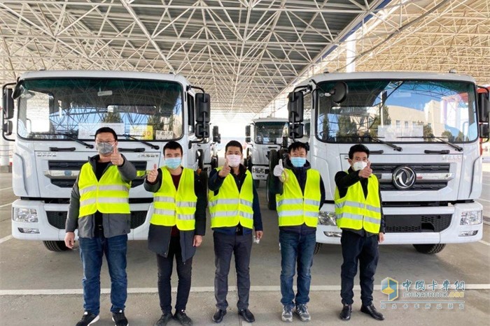 為東風汽車股份的防疫霧炮車專用底盤點贊
