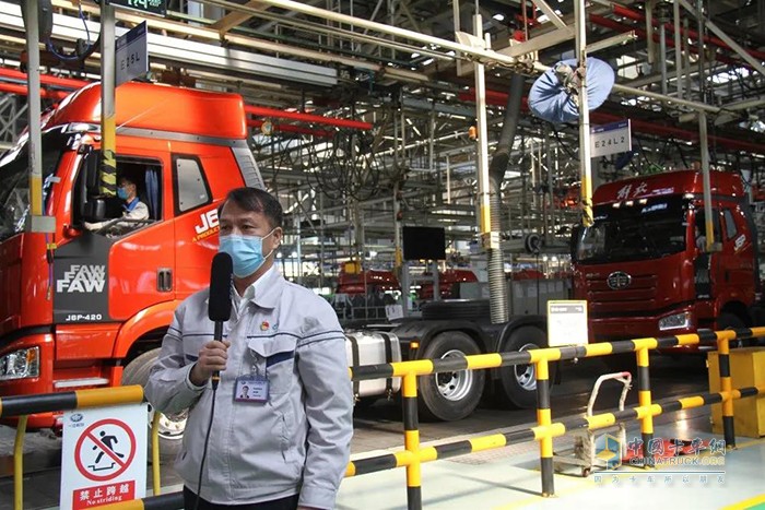 一汽解放制造物流部部長(zhǎng)董國旗