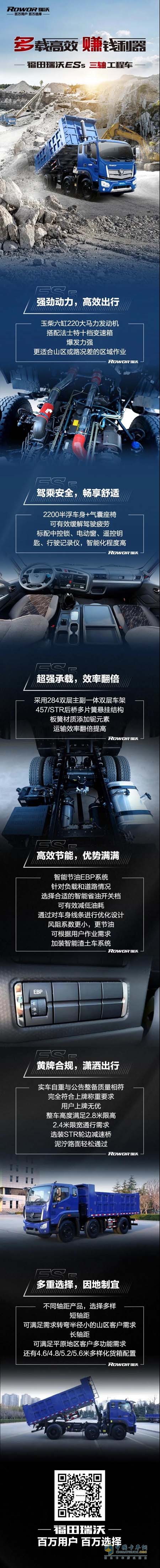 福田瑞沃ES5工程車