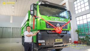 “全勤汕德卡，高效王中王”,中國重汽汕德卡6×4智能渣土車線上搶購會(huì)