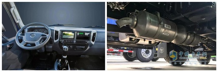 福田瑞沃大金剛ES5采用濰柴WP4.6N發(fā)動機(jī)+后處理DOC+DPF+ASC+SCR的組合