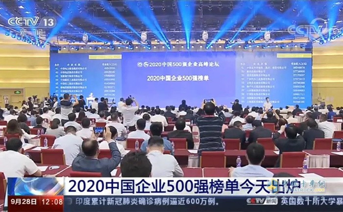 2020中國企業(yè)500強榜單出爐，濰柴登榜