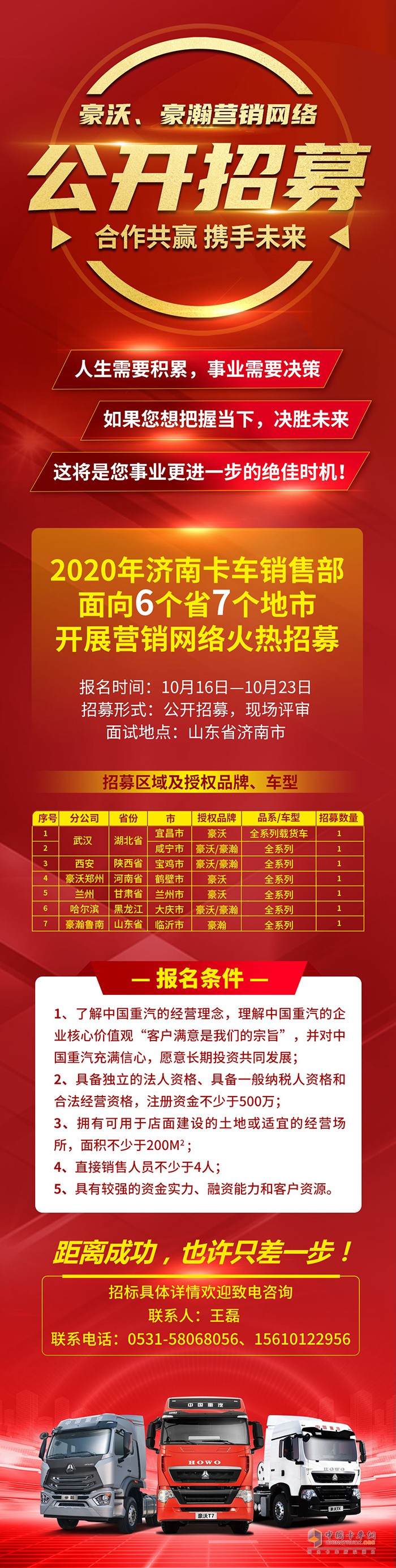 2020年中國(guó)重汽濟(jì)南卡車銷售部