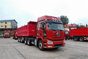 秋季促銷，解放J6P領(lǐng)航版2.0自卸半掛車豪禮相送