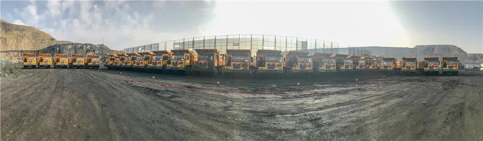 百臺XG90非公路自卸車成功交付